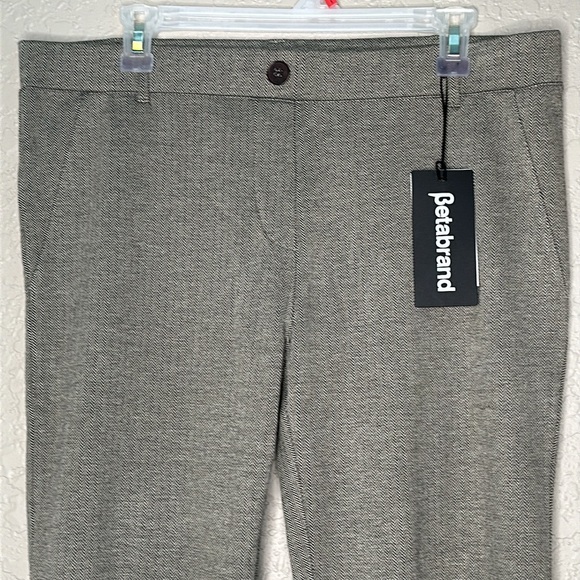 NWT Betabrand Yoga herringbone Dress Pants - Picture 4 of 9
